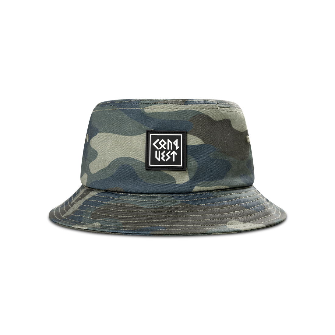 Conquest Camo Bucket Hat Front
